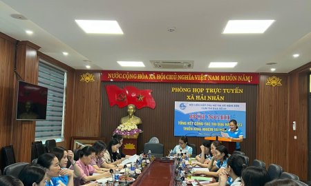Hội LHPN xã Hải Nhân tha gia giao ban cụm thi đua số 1 của Hội LHPN Thị xã Nghi Sơn ngày 10/11/2023